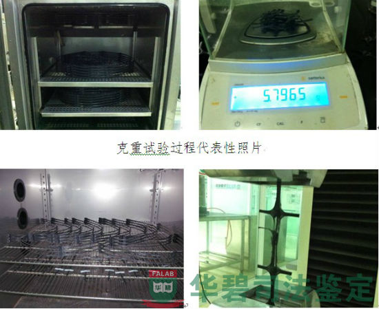 試驗過程代表性照片